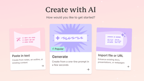 interface de démarrage avec gamma