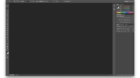 Interface de photoshop