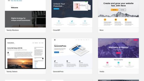 exemples de thèmes wordpress